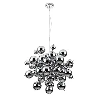 Люстра подвесная Молекул (Molecule) A8313SP-9CC Arte Lamp хром на 9 ламп, основание хром в стиле арт-деко молекула шар Люстра подвесная Молекул (Molecule) A8313SP-9CC Arte Lamp хром на 9 ламп, основание хром в стиле арт-деко молекула шар